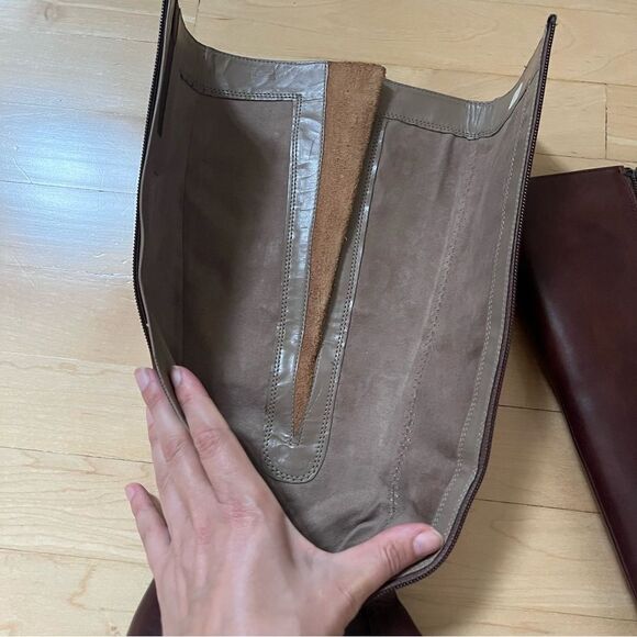 Ecco HOBART 25MM Zip Tall Riding Leather 3 Side Buckle Boot 8-8.5 - Picture 8 of 16